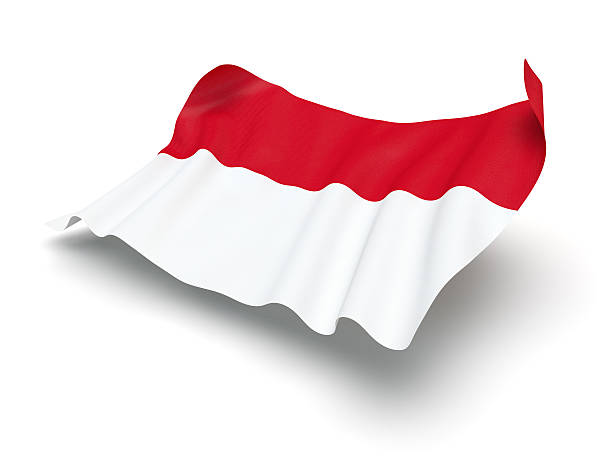 istock Hovering Flag of Indonesia (Clipping Path) 462950613