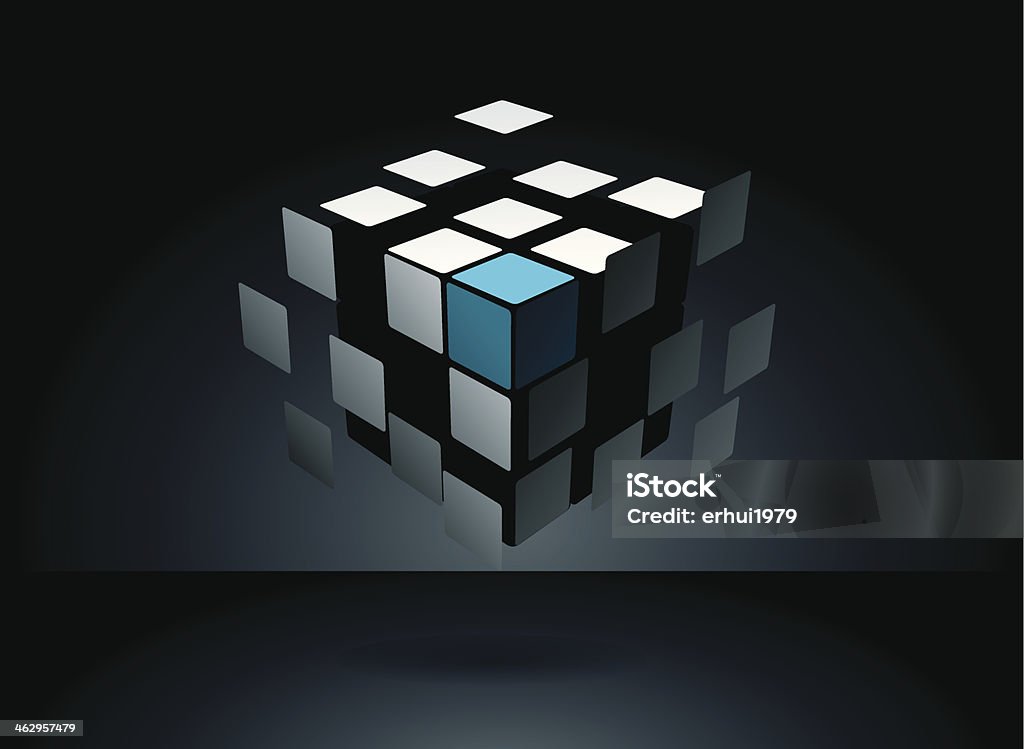 Vector Cube Puzzle Puzzle Cube Stock Illustration - Download Image Now - Puzzle Cube, Cube ...