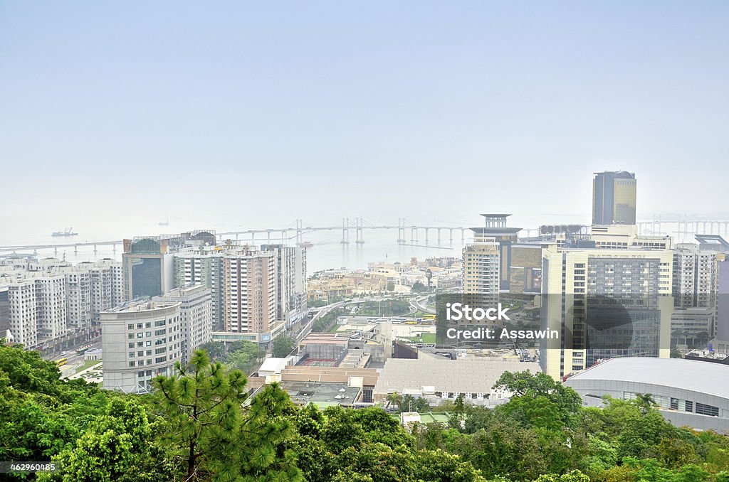 Meerblick mit jetfoil und Schiff - Lizenzfrei Architektur Stock-Foto