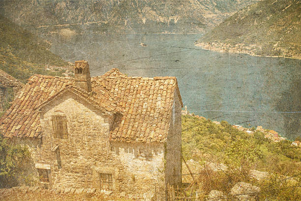 istock The old house with view on sea and mountains 462960885
