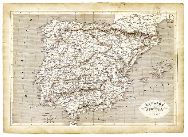 istock map of spain and portugal 1837 462961607