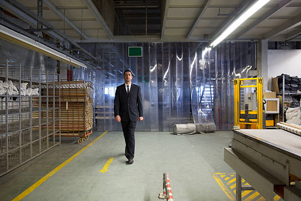 istock Businessman In Factory 462968797