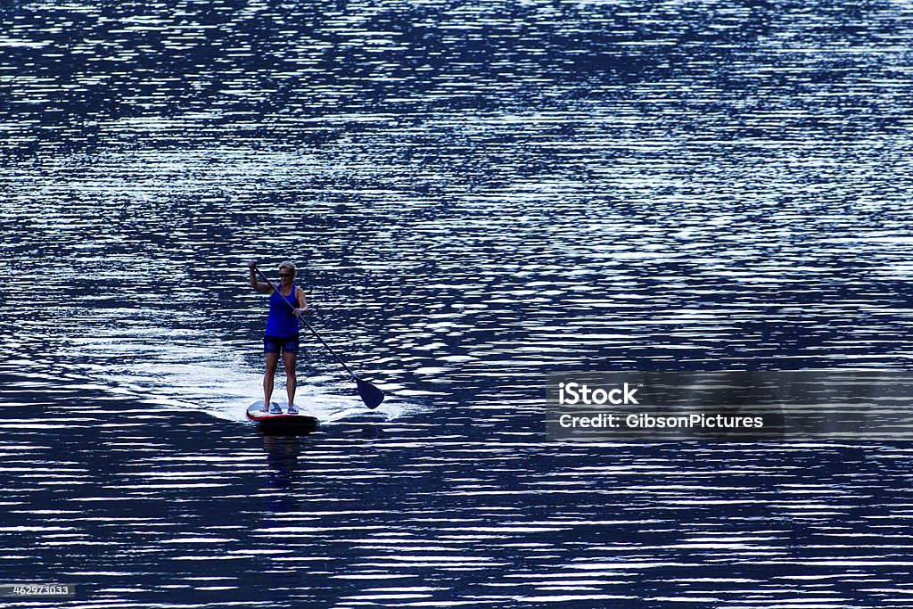 Stand Up Paddle Surf - Foto stock royalty-free di Acqua