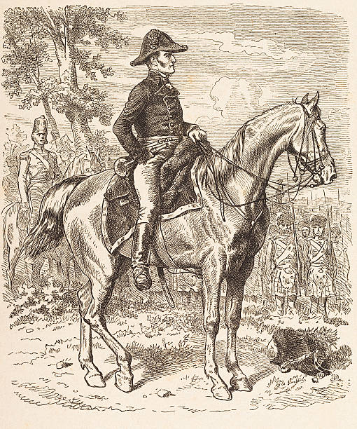 istock Steel engraving british Prime minister Duke Wellington 462973589