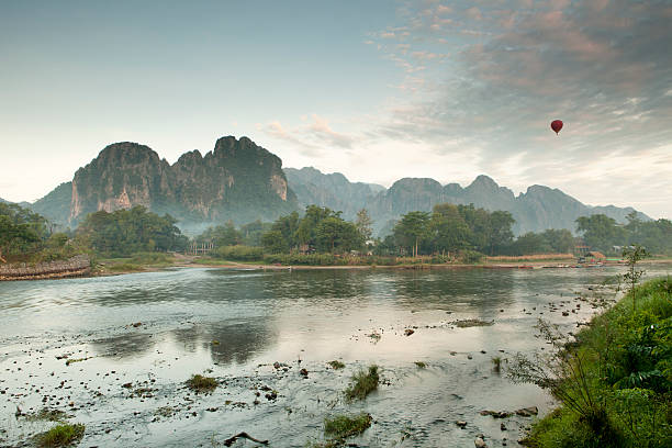 istock Landscape Dawn in Vang Vieng Laos 462973951