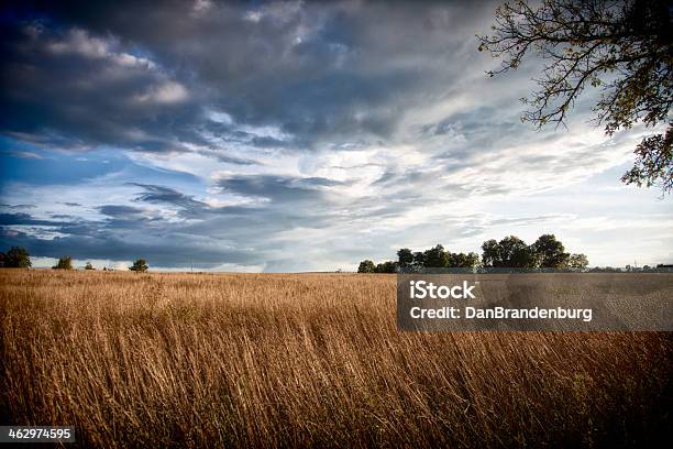 Farm And Dramatic Sky Stock Photo - Download Image Now - Agricultural Field, Agriculture, Autumn