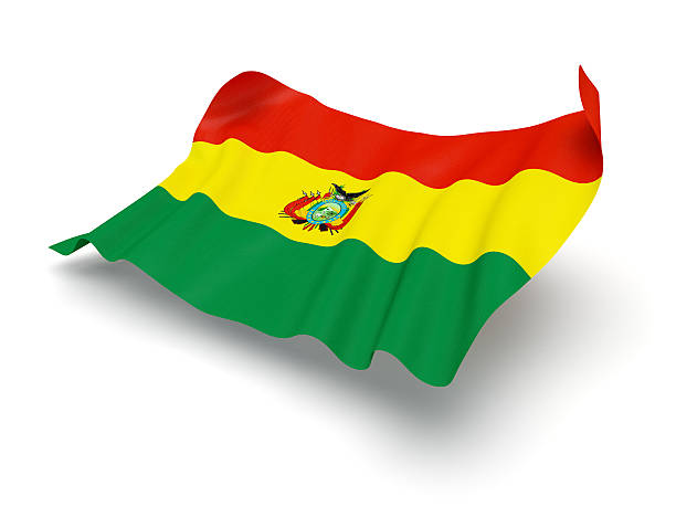 istock Hovering Flag of Bolivia (Clipping Path) 462975177