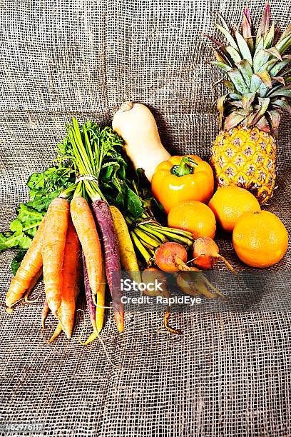 Golden Goodness Betacarotene Rich Vegetables And Fruit Stock Photo - Download Image Now