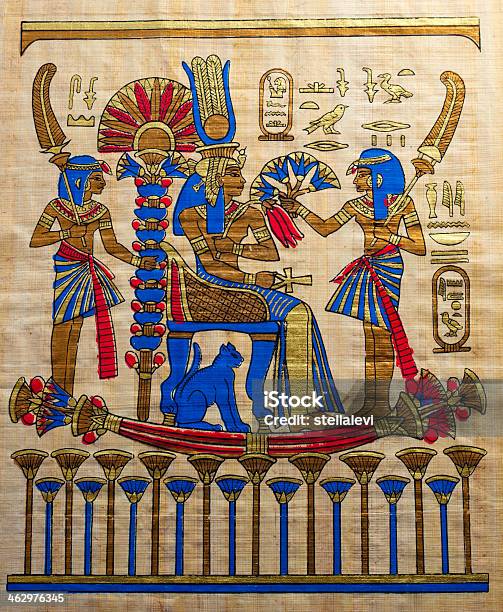 Photo libre de droit de Papyrus Souvenir Égyptien banque d'images et plus d'images libres de droit de Afrique - Afrique, Antique, Asie de l'Ouest