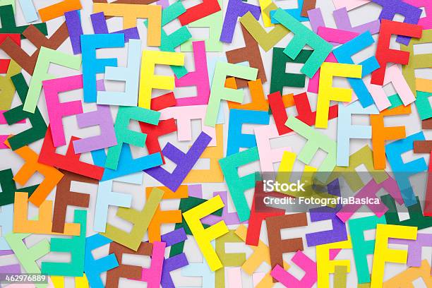Letter Fs Background Stock Photo - Download Image Now - Letter F, Pattern, Backgrounds
