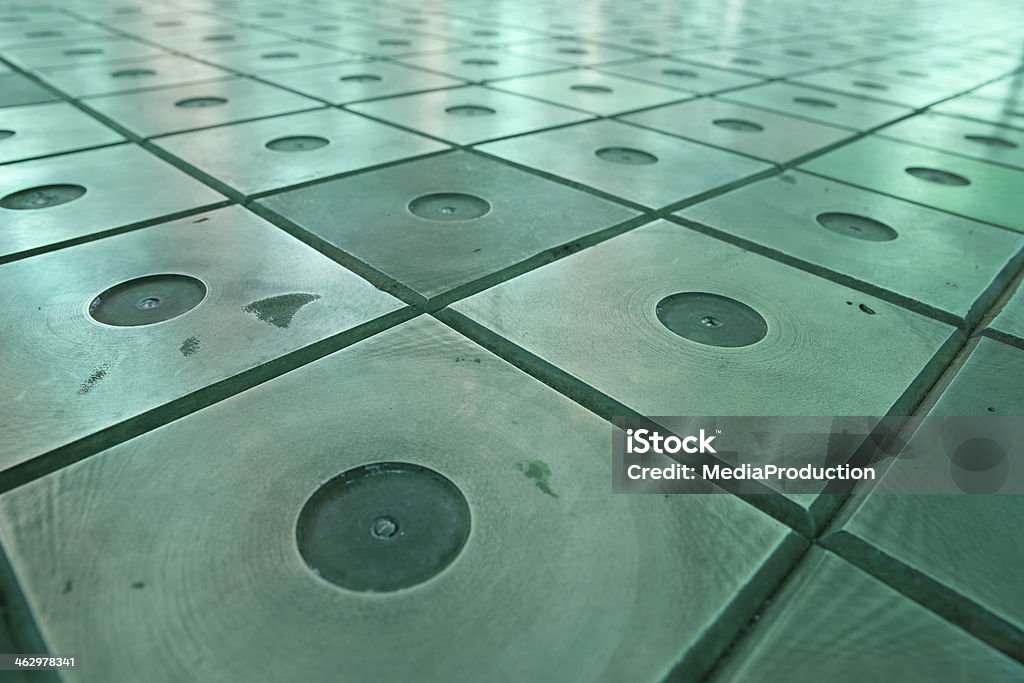 Nuclear reactor core Lead / steel floor tiles above the nuclear reactor core Nuclear Reactor Stock Photo