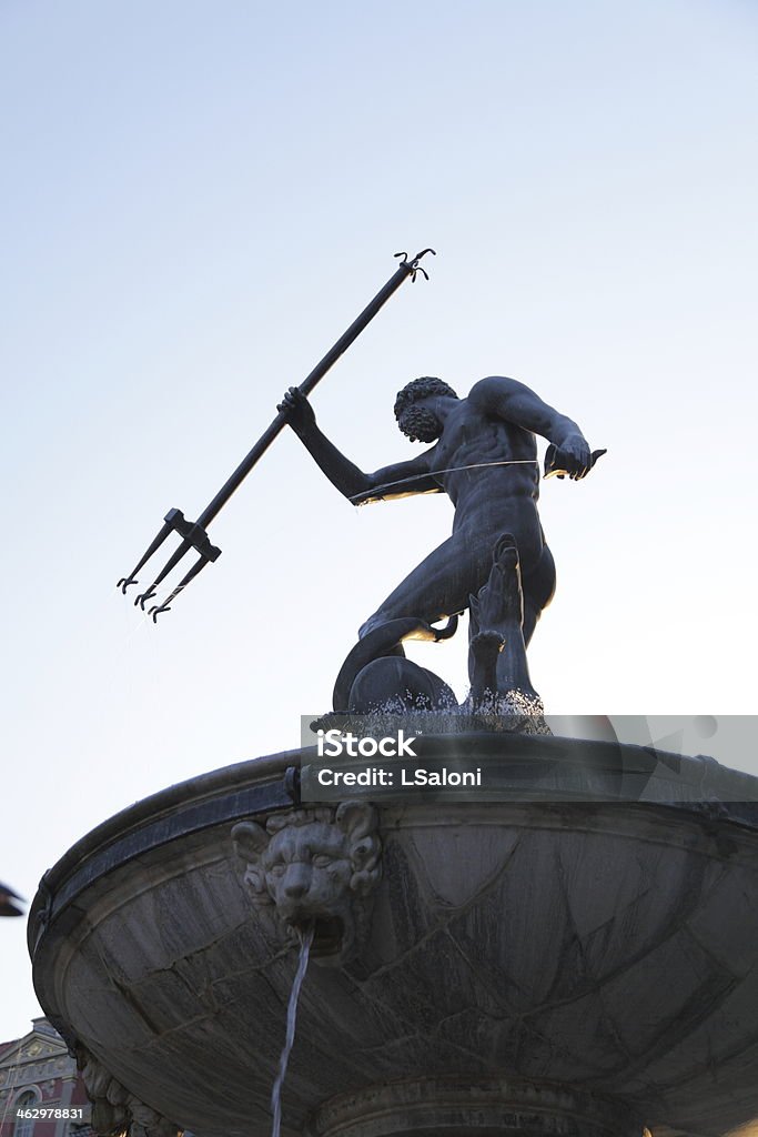 fountain Neptune, Danzing, Gdansk, Poland fountain Neptun in Gdansk Danzing, Poland Architecture Stock Photo