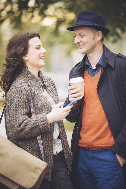 istock Happy couple having a coffee 462979029