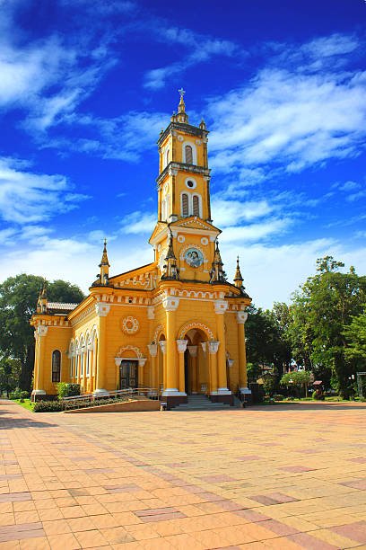 istock Saint Joseph Church at Ayutthaya  - Stock Image 462989551