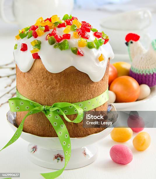 Small Easter Cake Stock Photo - Download Image Now - Baked, Baked Pastry Item, Cake