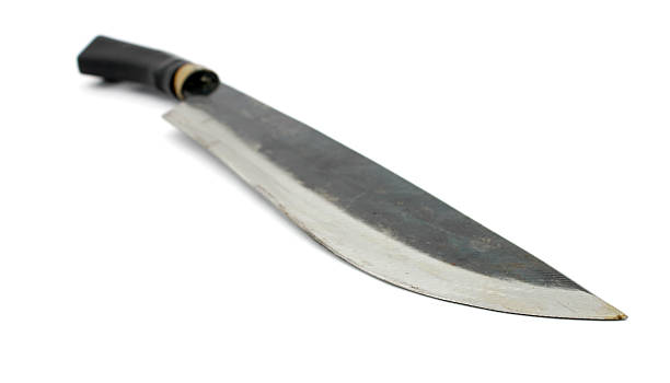istock Traditional machete blade over white background 462991415