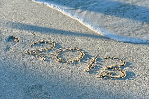 istock inscription 2013 on sea sand beach 462992151