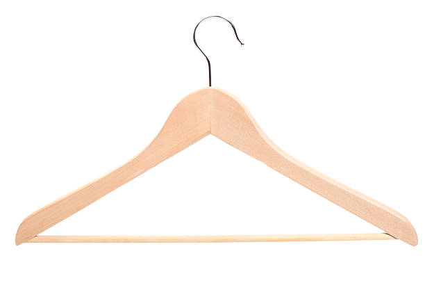 istock wooden hanger on white background 462992493