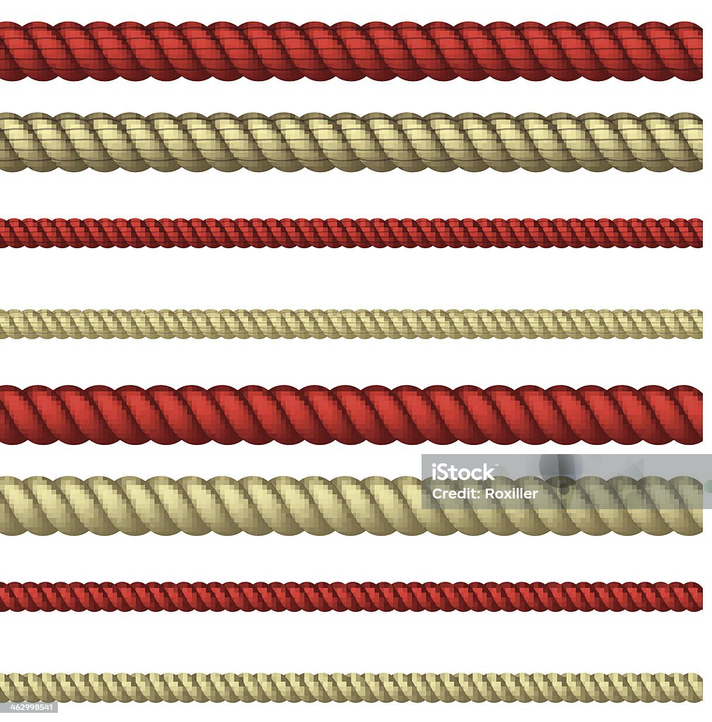 Line Paint Rope Rope Line Stock Illustration - Download Image Now - Frayed, Rope ...