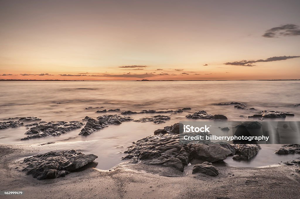 Pacific Sunset Long exposure of a beautiful sunset over the Pacific Ocean. Awe Stock Photo