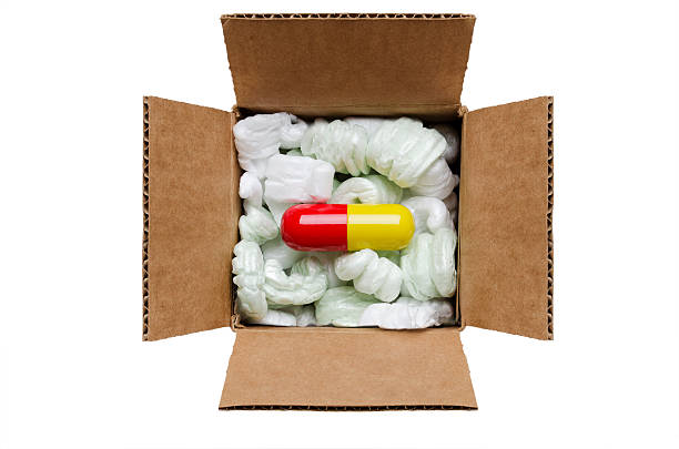 Mail order medicine stock photo