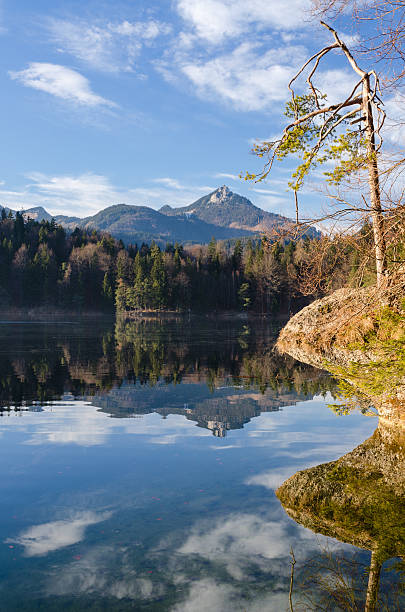 Lake Hechtsee near Kufstein in Tyrol, Austria
