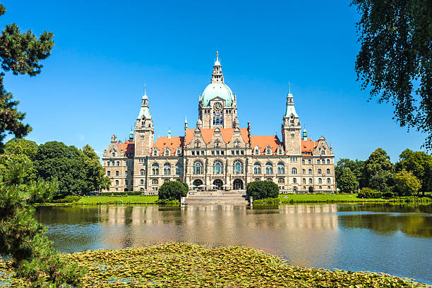 Town Hall Hanover Town Hall Hanover hanover germany stock pictures, royalty-free photos & images