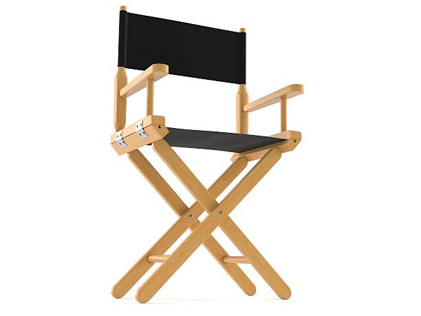 istock Movie director chair 463037915