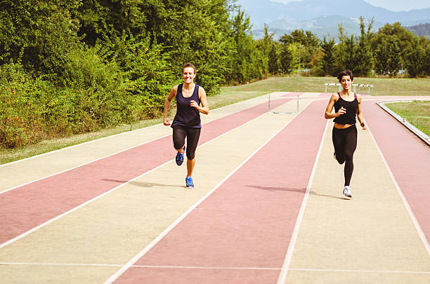 istock runner woman at the race 463040699