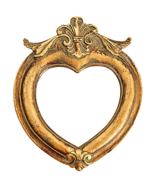 istock vintage style antique golden frame 463042281