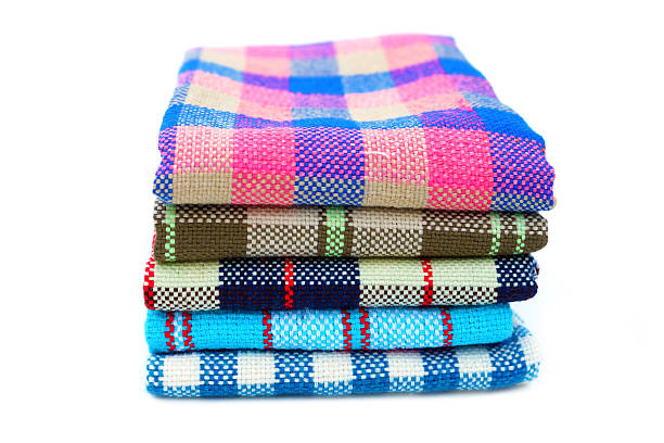 istock Cotton woven by hand in the local industry. 463043837