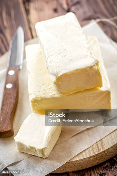 Butter Stock Photo - Download Image Now - Block Shape, Brown, Butter