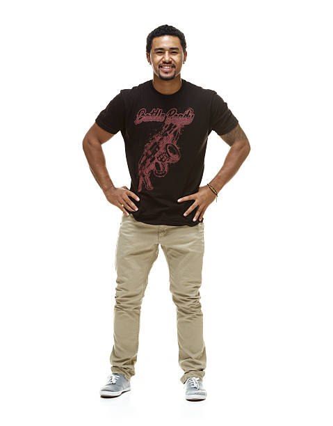 Smiling a teenage boy standing with hands on hipshttp://www.twodozendesign.info/i/1.png