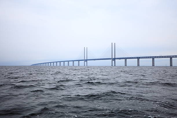 istock The Oresund  bridge between Denmark and Sweden 463075627