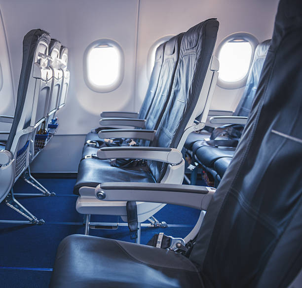istock Commercial Airplane seats 463076217
