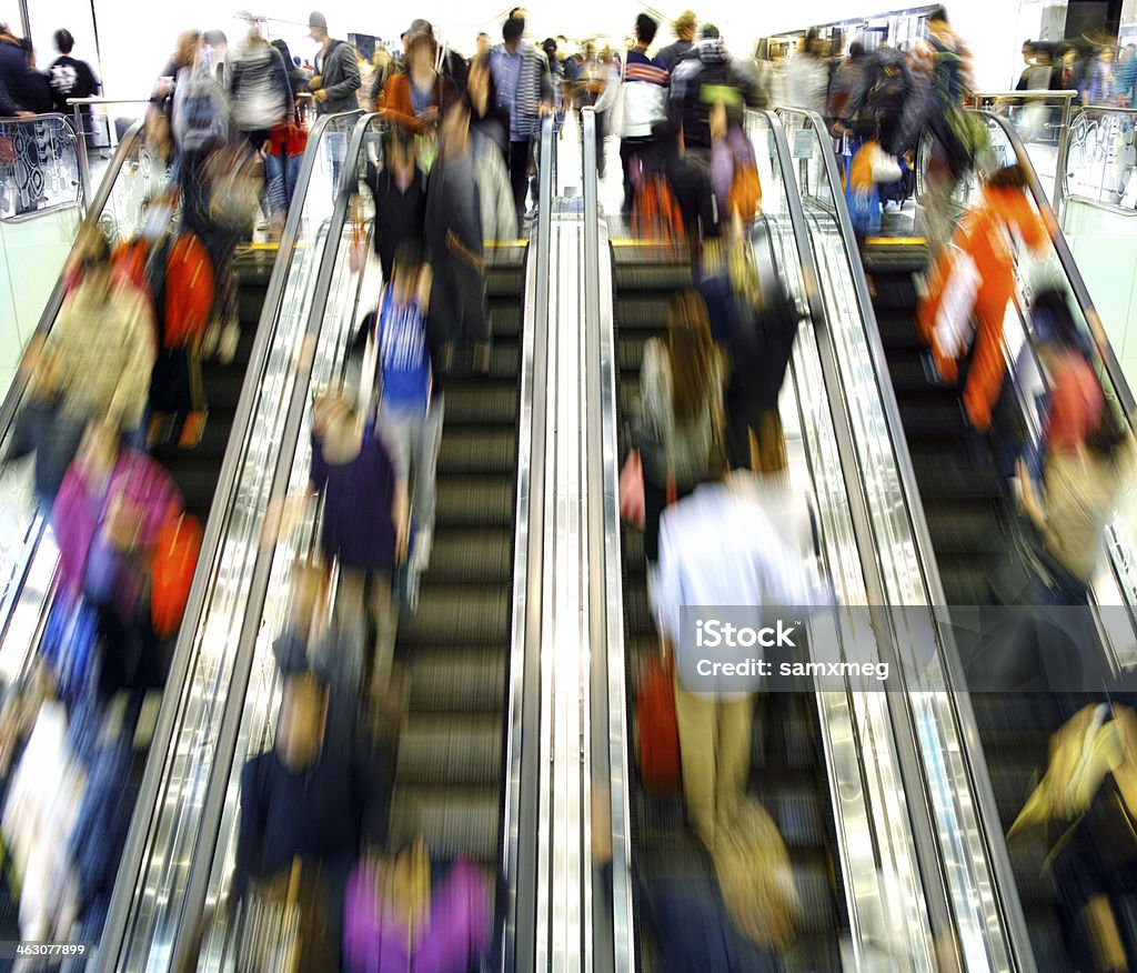 Stadt Life - Lizenzfrei Rolltreppe Stock-Foto