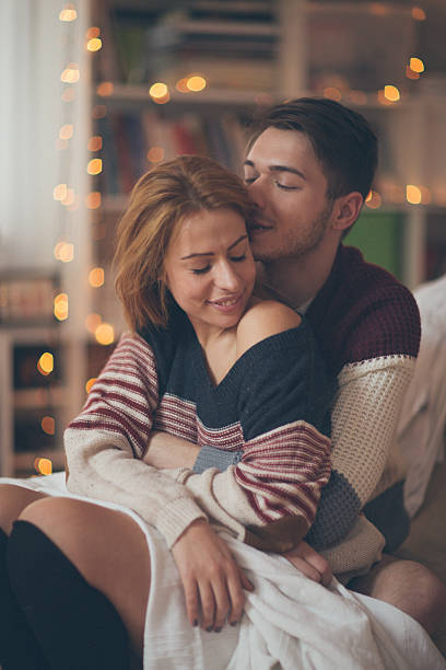 istock Young couple enjoy their love 463078723