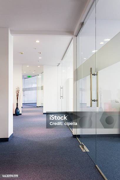 Office Building Interior Stock Photo - Download Image Now - Desk, Office, Open Plan
