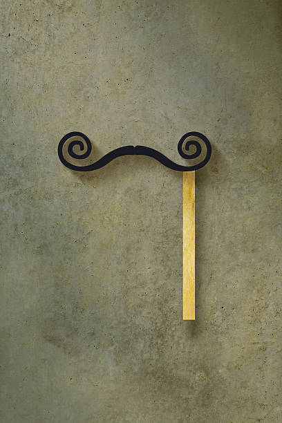 Movember: funny fake mustache Movember: funny fake mustache. salvador dali stock pictures, royalty-free photos & images