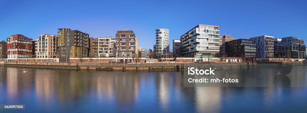 HafenCity in long exposure I LOVE HAMBURG: Modern Living in the Hafen City - Hamburg - Germany - Taken with Canon 5D mk3 / EF24-70 f/2.8 L II USM Hamburg - Germany Stock Photo