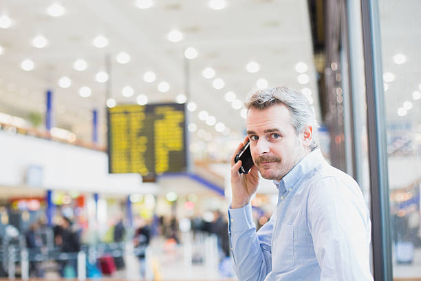 istock Man traveler at the airport 463098281