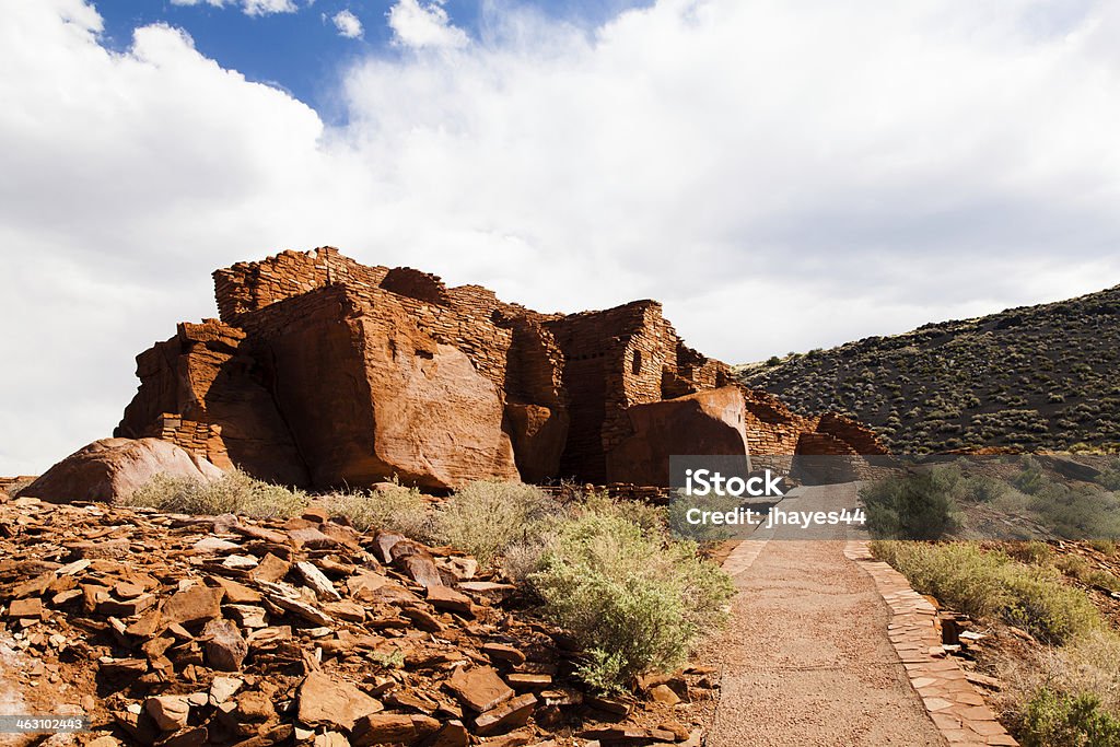 Wupatki Pueblo - Foto de stock de Abandonado royalty-free