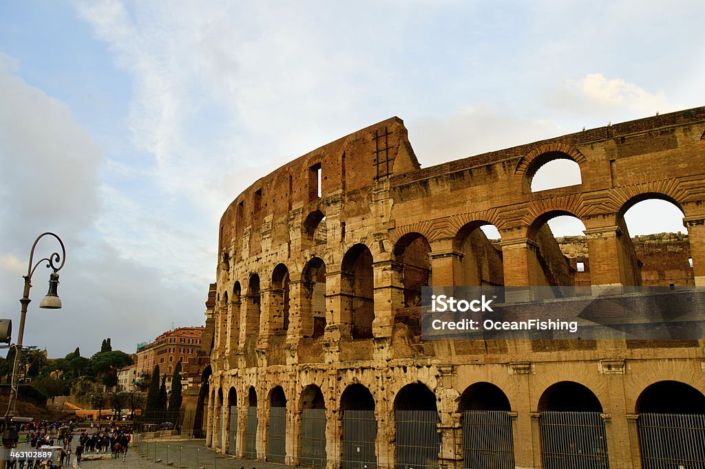 The Colosseum Amphitheater Stock Photo