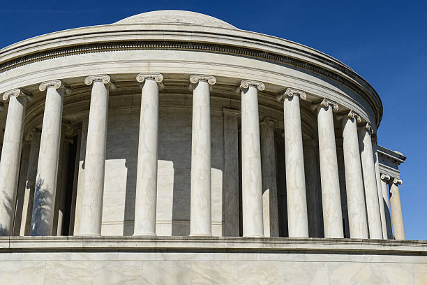 istock Pillars at Jefferson Memorial Building 463103507