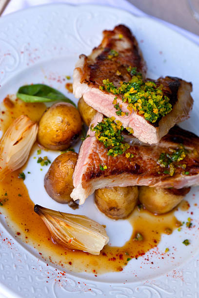 istock Veal and vegetables on a plate 463104225
