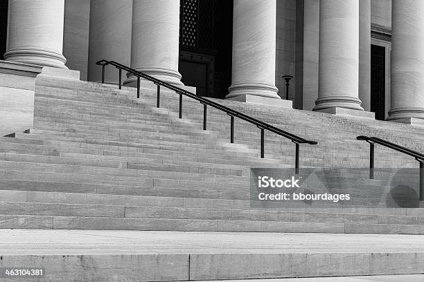 Pillars And Step Stock Photo - Download Image Now - Architectural Column, Colonnade, Cylinder