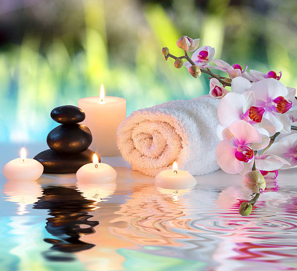 istock preparation for massage in nature and water 463104937