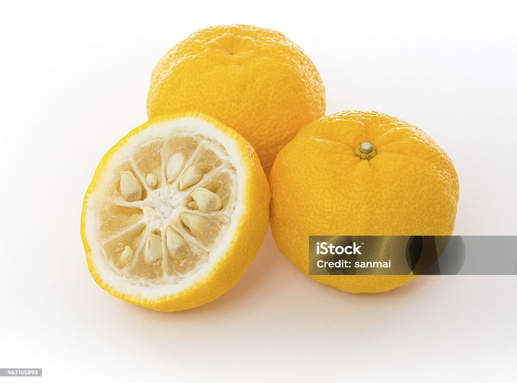 Yuzu citrus fruits Yuzu is a Japanese hybrid between Citrus Ichangensis and Citrus Reticulata. It is famous for strong aroma. There is a Japanese custom of bathing with yuzu on the winter solstice. Yuzu Fruit Stock Photo