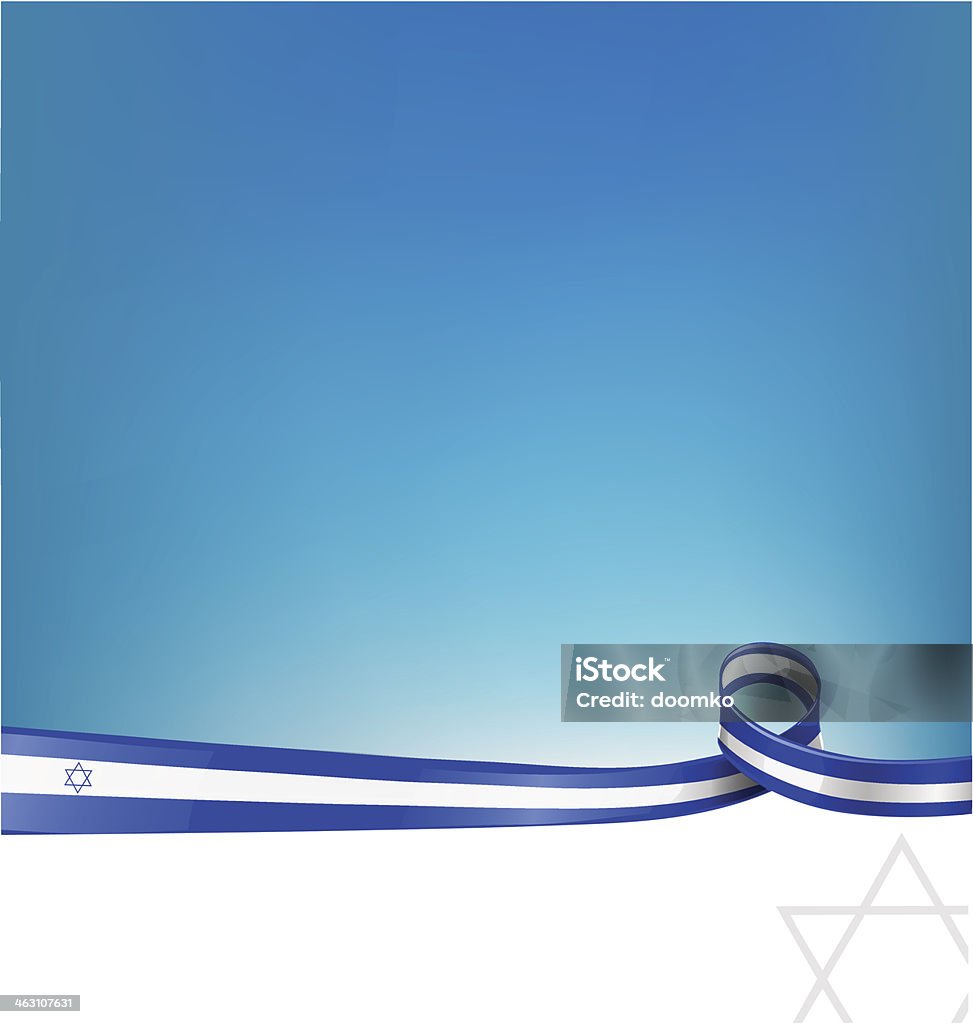 Израиль Флаг ленты - Векторная графика Израильский флаг роялти-фри