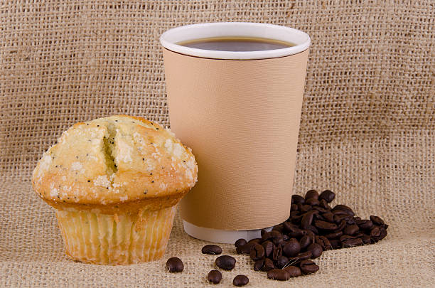 istock Coffee and lemon poppy seed  muffin 463107703